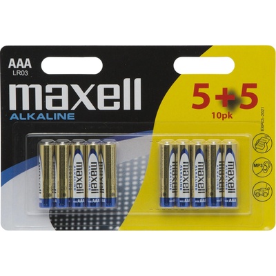 MAXELL Alkaline AAA 10ks 35048787