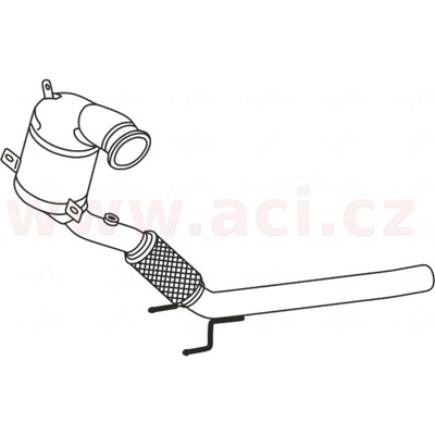 Katalyzátor FENNOsteel Euro 6 (keramická vložka) ACI V P8136CAT