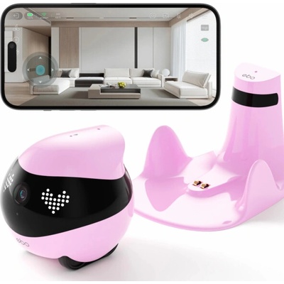 Enabot EBO Air 2 FamilyBot 2K Camera pink