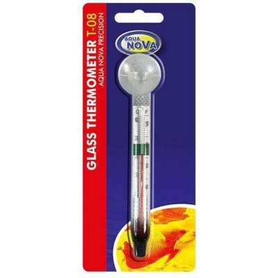 Aqua Nova Teploměr s přísavkou skleněný 11 cm