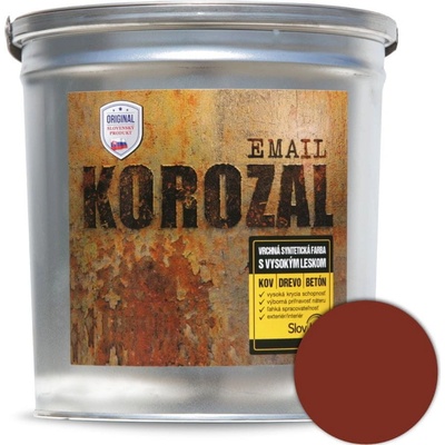 Korozal email 3kg Svetlohnedý