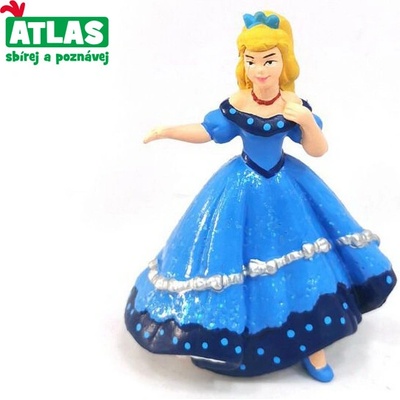 Atlas C Princezna v modrých šatech 9 cm