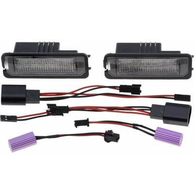 osvětlení SPZ LED (sada 2 ks) včetně odporů pro odstranění chyb. hlášek