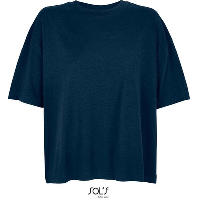 SOL'S Boxy Women Dámske oversize tričko modrá f.n.