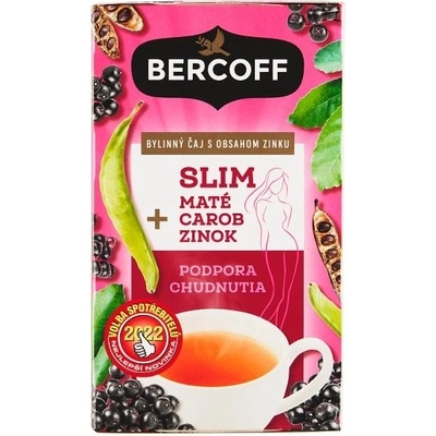 Bercoff Slim podpora hubnutí bylinkovo ovocný čaj 16 x 1,5 g