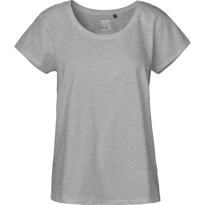 Neutral Dámske tričko Loose Fit z organickej Fairtrade bavlny Športovo šedá