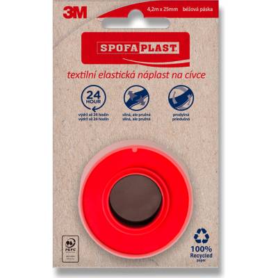 3M Spofaplast cívková textilní náplast 25 mm x 4,2 m