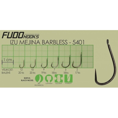 Fudo Izu Mejina Barbless vel.12 20 ks