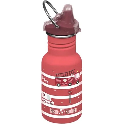 Klean Kanteen dětská nerezová lahev Kid Classic Narrow 12oz Fire Trucks 355 ml