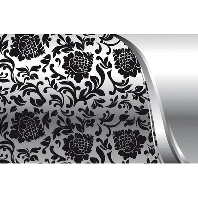 Preinterier FT0412 Fototapeta na stenu Strieborné ornamenty vlies 312cm x 219cm