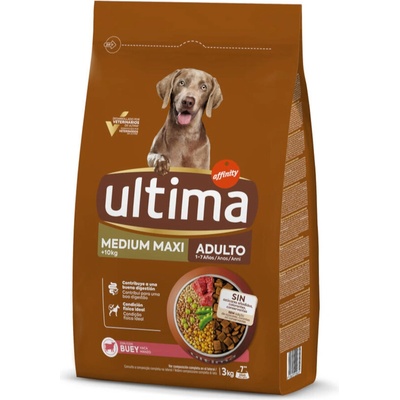 Ultima Medium/Maxi Adult Beef 2 x 12 kg
