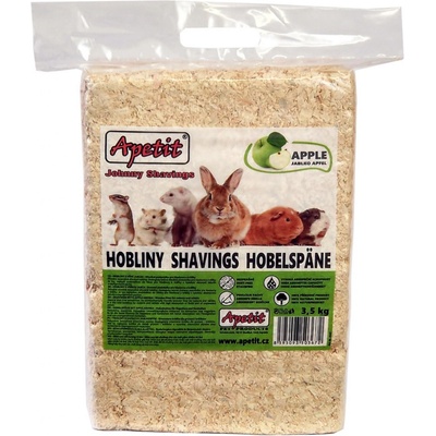 Apetit podestýlka hoblinová s vůní jablka Johnny Shavings Apple 3,5 kg – Hledejceny.cz