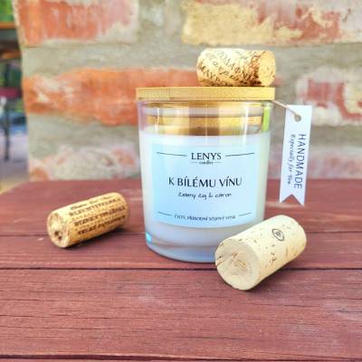 LENYS CANDLES K bílému vínu 200 ml