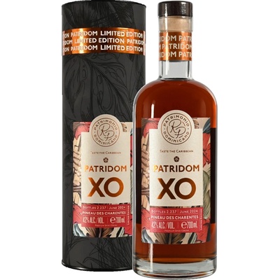 Ron Patridom XO Pineau des Charentes Cask Finish 42% 0,7 l (tuba)