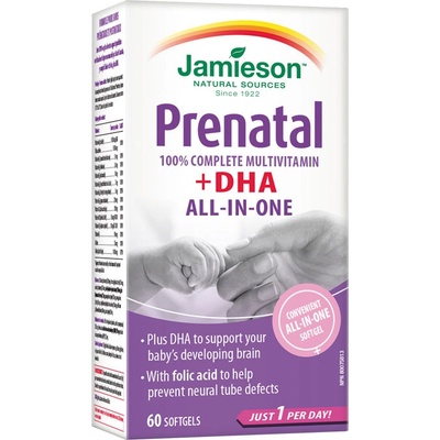 Jamieson Prenatal Complete s DHA a EPA 60 kapsúl