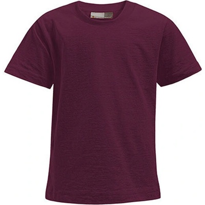 Promodoro Detské tričko E399 Burgundy