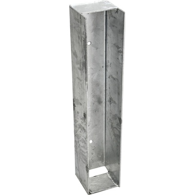 Prodloužený koncový držák podhrabové desky, výška 30 cm, pozink – pro montáž panelu mezi sloupky