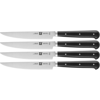 ZWILLING Sada nožov na steak STEAK SET 4 ks čierna