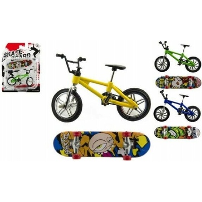 Teddies Teddies Kolo + Skateboard prstový šroubovací – Hledejceny.cz