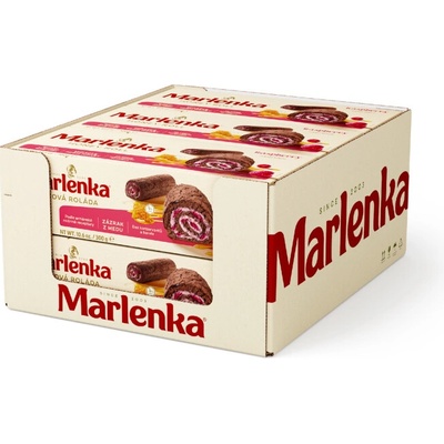 Marlenka Medová roláda s kakaem a malinami 6 x 300 g