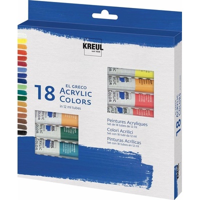 Sada akrylových barev El Greco 24 x 12 ml – Hledejceny.cz