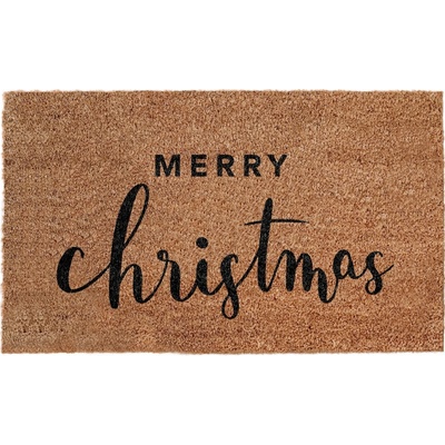 Eulenschnitt Merry Christmas přírodní 75 x 45 cm