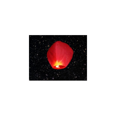 Lampion štěstí červený
