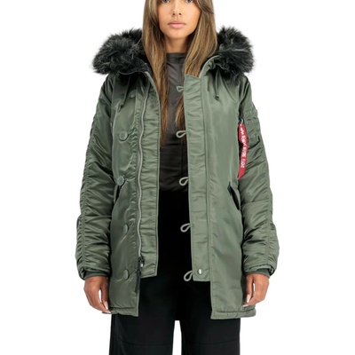 Alpha Industries N-3B Vintage Fit W vintage green