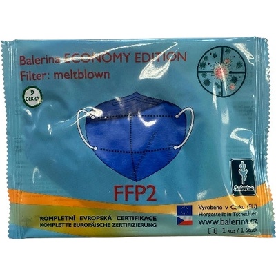 Balerina respirátor PFHM722 FFP2 NR Economy bílý