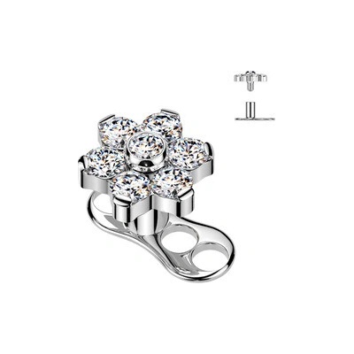 Šperky4U Kompletní microdermal piercing MD052