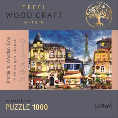 TREFL Wood Craft Origin Francouzská ulice 1000 dielov