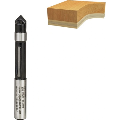 BOSCH Kopírovací fréza 8 mm, D1 8 mm, L 19 mm, G 66 mm 2608628371