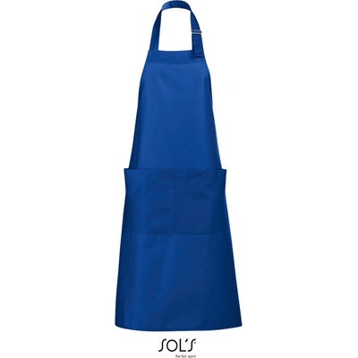 SOL's Collection Zástěra Gala s laclem COT25801045099-royal blue Modrá královská