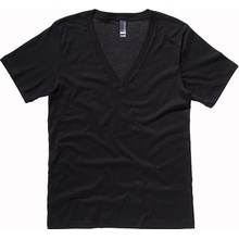 Bella+Canvas V neck Tričko čierne