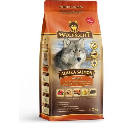 Wolfsblut Alaska Salmon Adult losos s bramborem 2 kg