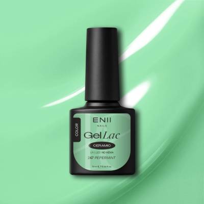 ENII NAILS Gel lak Ceramic 247 Pepermint 10 ml