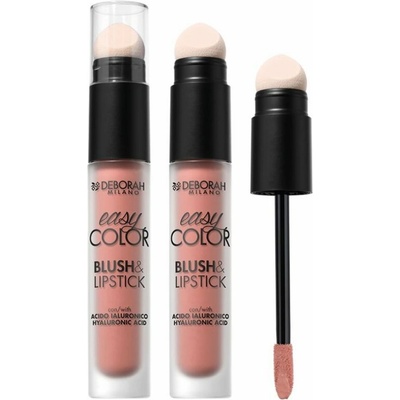 Deborah Milano tekutá tvářenka a rtěnka 2v1 Easy Color 04 Peach Dreams 4,5 g