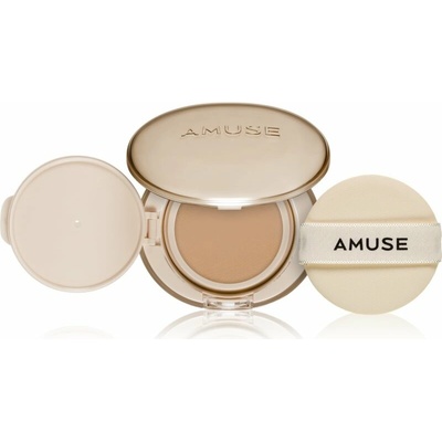 Amuse Dew Power Vegan Cushion 02 Healthy Rozjasňující make-up v houbičce 15 g