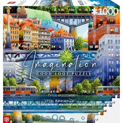 Good Loot Imagination: Tytus Brzozowski Warsaw Bridges 1000 dílků