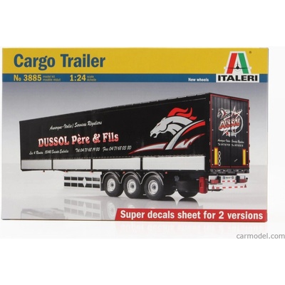 Italeri Model Kit návěs 3885 CARGO TRAILER 1:24
