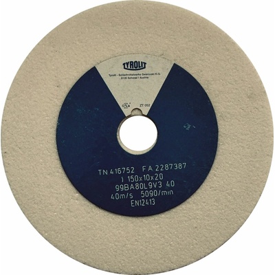 Tyrolit 99BA80L9V40 Brúsny kotúč 150 x 10 x 20 mm 80 T416752