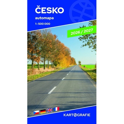 Kartografie PRAHA, a. s. Česko – automapa, 1 : 500 000