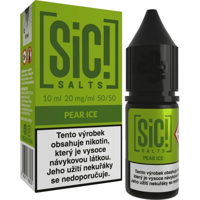 Sic!Salts Salt Pear Ice 10 ml 20 mg
