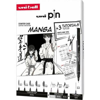 OFFICE LINE UNI PIN dárkový box - edice Manga (9ks)