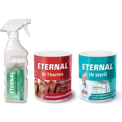 Austis Eternal In Steril 1 kg bílá + In Therno 0,9 kg bílá + Odstraňovač plísní 0,5 kg