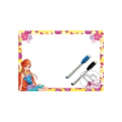 Winx Club: Stíratelná tabulka Akim Omalovánky s vodovými barvami a štětcem