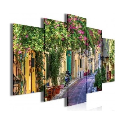 Obraz na plátne viacdielny - OB3451 - Ulička 100cm x 60cm - S17