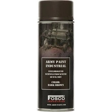 Fosco Army farba 400 ml tmavo hnedá