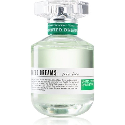 Benetton United Dreams for her Live Free toaletná voda dámska 80 ml