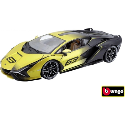 Bburago Lamborghini Sián FKPžlutá 1:18